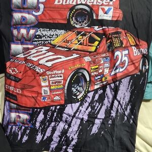 Budweiser Red and Blue #25 Nascar Graphic Tee